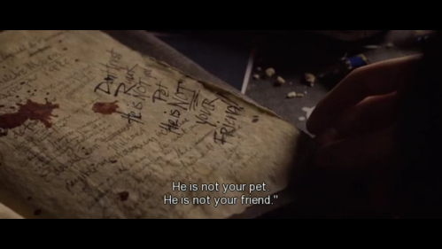 text in death note Don’t trust Ryuk he is not your pet he is not your friend’