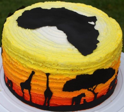 African Sunset Cake