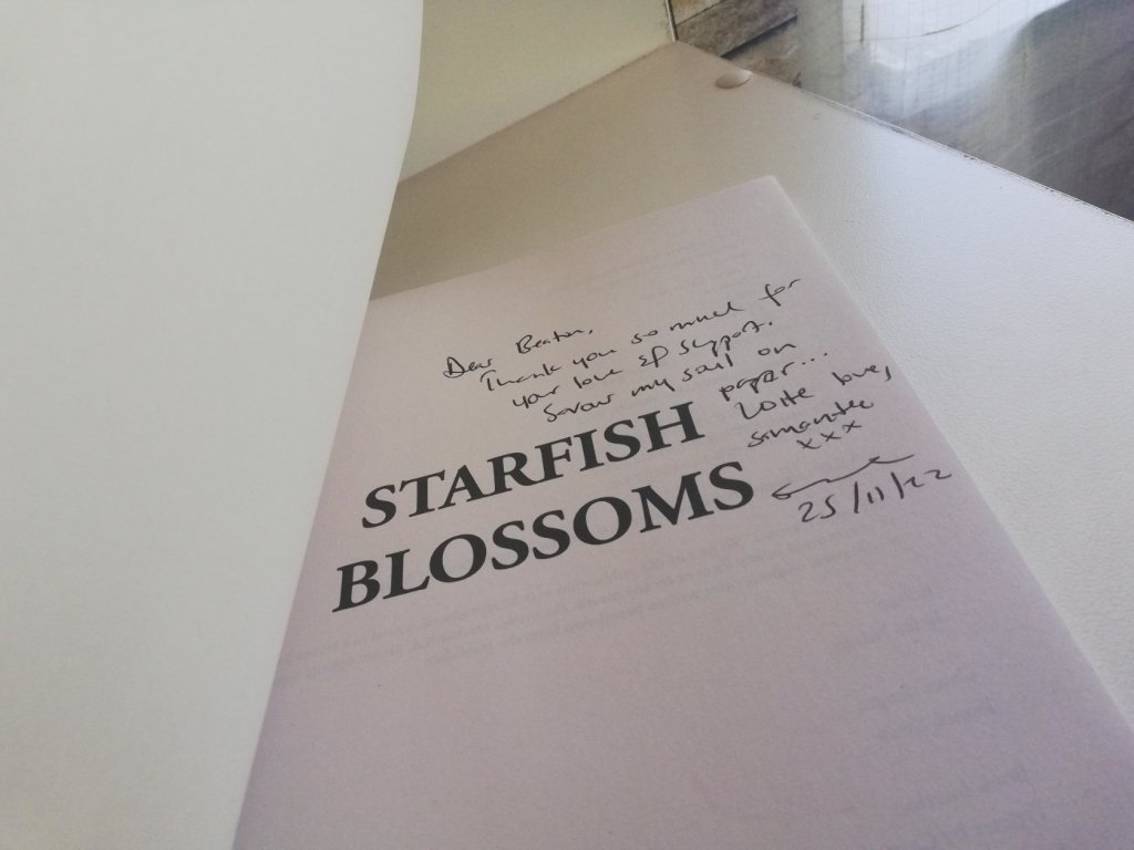 signed copy of Starfish Blossoms