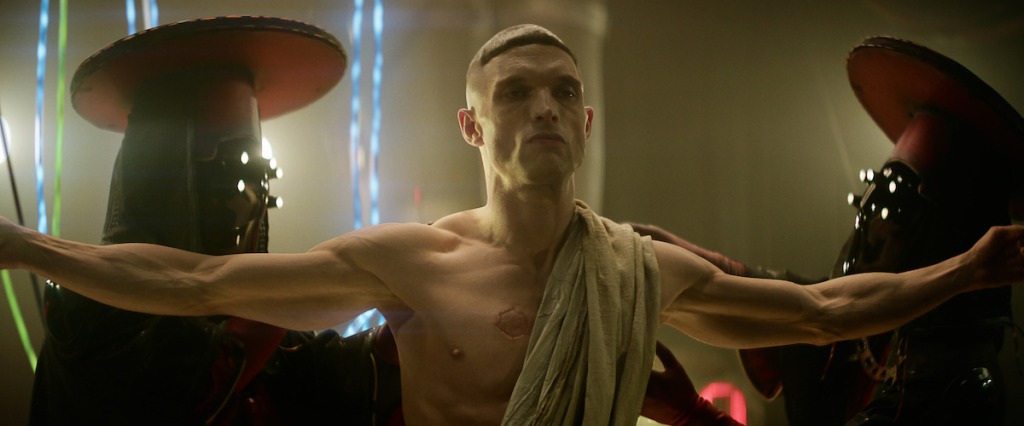 Atticus Noble played by Ed Skrein in Rebel Moon Part Two
